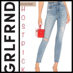 ❤️✨2XHP✨NWT GRLFRND “THE KENDALL” HIGH RISE SKINNY JEANS: Color: Say you will